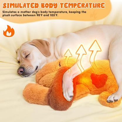 Pets-Yes HeartBeat & Breathing Rechargeable Plush Puppy Toy