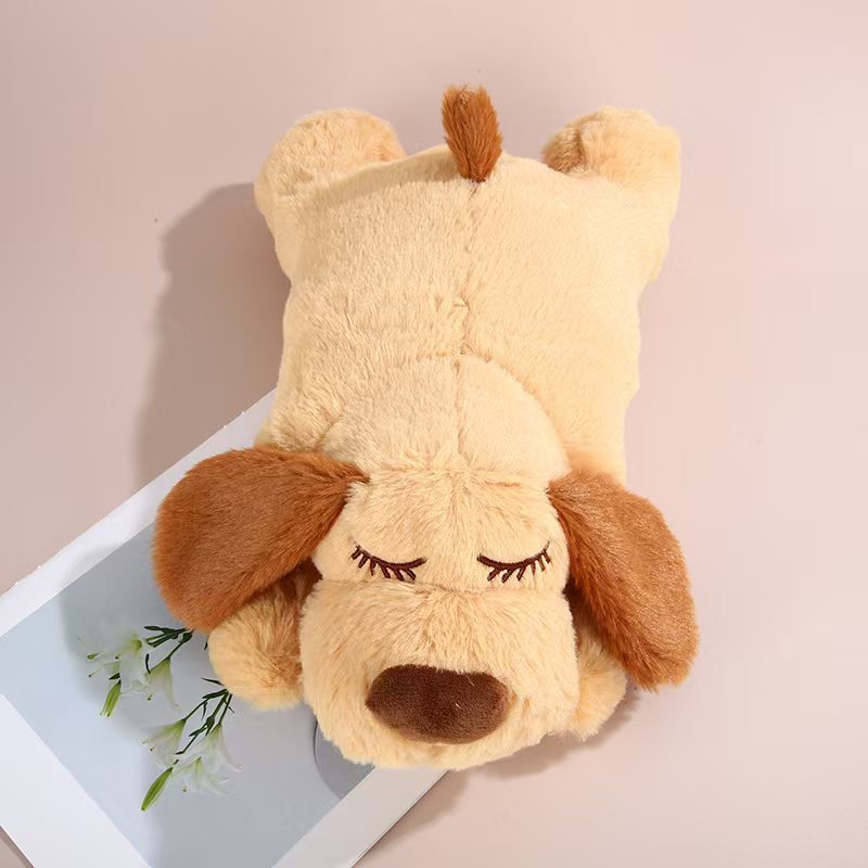 Pets-Yes HeartBeat & Breathing Rechargeable Plush Puppy Toy