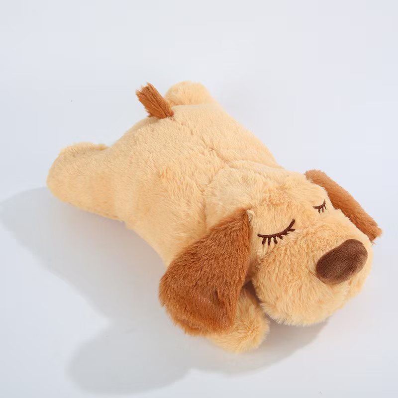 Pets-Yes HeartBeat & Breathing Rechargeable Plush Puppy Toy